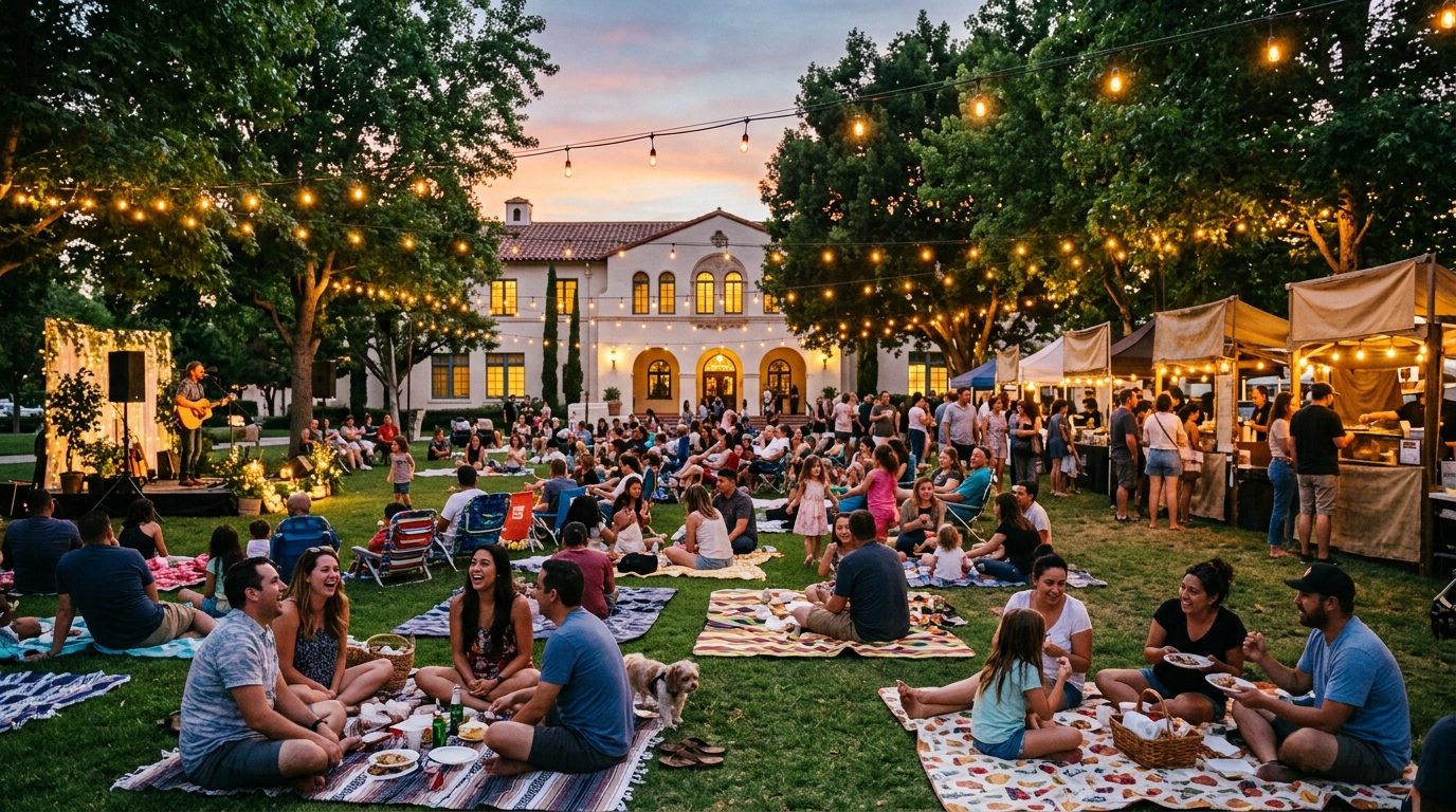 Evening community event at Corona’s Historic Civic Center