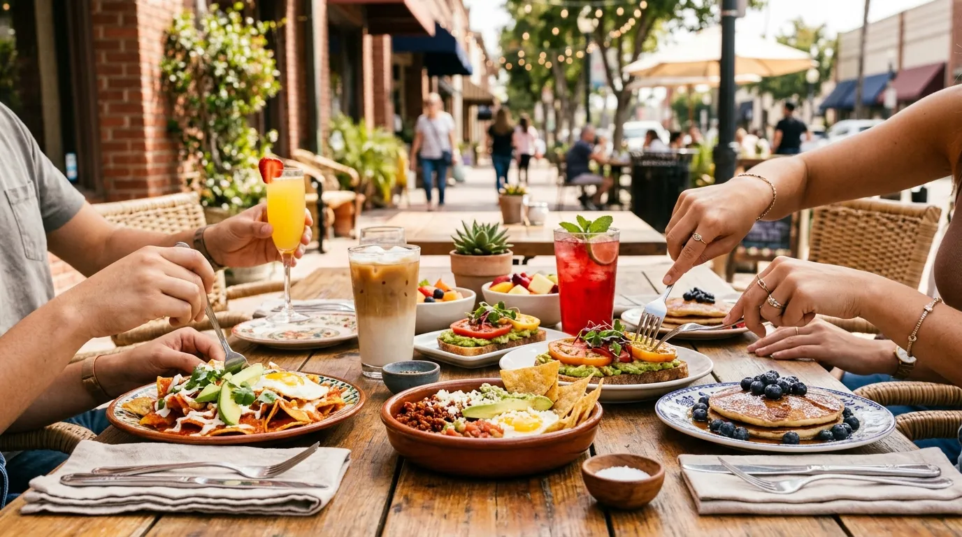 Local food and drinks served at a Corona restaurant