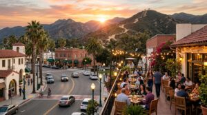 Skyline Trail, local dining and community life in Corona, California